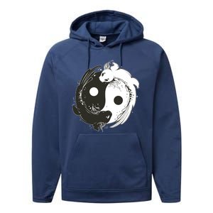 Axolotl Yin Yang Performance Fleece Hoodie