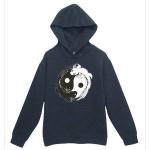 Axolotl Yin Yang Urban Pullover Hoodie