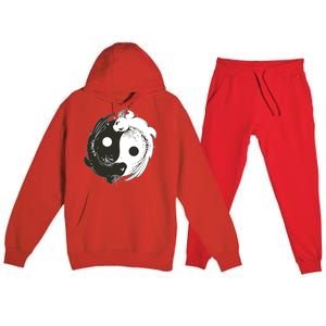 Axolotl Yin Yang Premium Hooded Sweatsuit Set