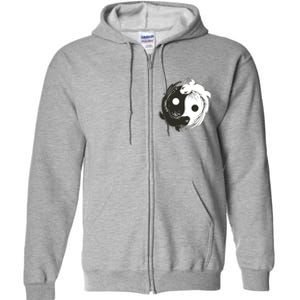 Axolotl Yin Yang Full Zip Hoodie