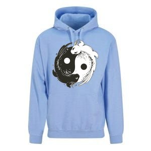 Axolotl Yin Yang Unisex Surf Hoodie