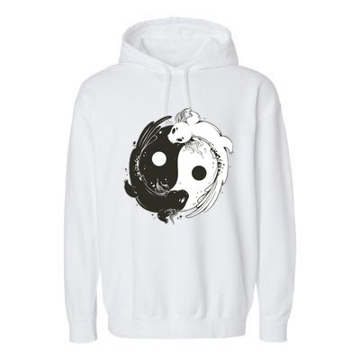 Axolotl Yin Yang Garment-Dyed Fleece Hoodie