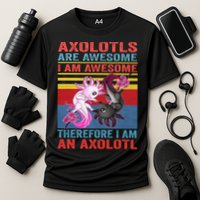 Axolotl Yin Yang Plush Pets Axolotyls Are Awesome Cooling Performance Crew T-Shirt