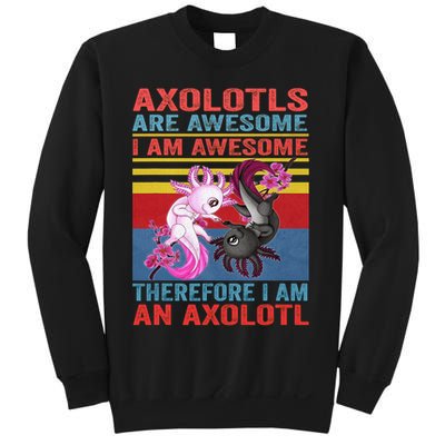 Axolotl Yin Yang Plush Pets Axolotyls Are Awesome Sweatshirt
