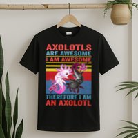 Axolotl Yin Yang Plush Pets Axolotyls Are Awesome T-Shirt