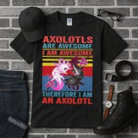 Axolotl Yin Yang Plush Pets Axolotyls Are Awesome Tall T-Shirt