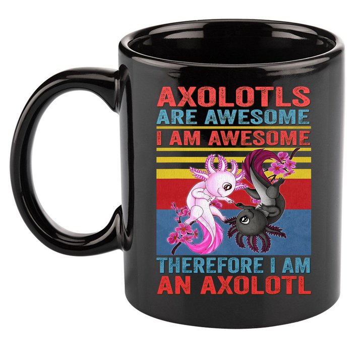 Axolotl Yin Yang Plush Pets Axolotyls Are Awesome 11oz C Handle Ceramic Mug