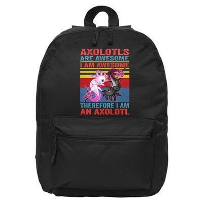 Axolotl Yin Yang Plush Pets Axolotyls Are Awesome 16 in Basic Backpack