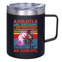 Axolotl Yin Yang Plush Pets Axolotyls Are Awesome 12oz Stainless Steel Coffee Mug