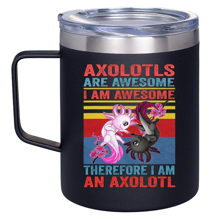 Axolotl Yin Yang Plush Pets Axolotyls Are Awesome 12oz Stainless Steel Coffee Mug