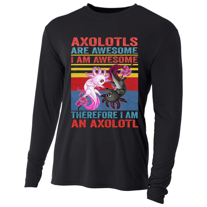Axolotl Yin Yang Plush Pets Axolotyls Are Awesome Cooling Performance Long Sleeve Crew