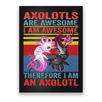 Axolotl Yin Yang Plush Pets Axolotyls Are Awesome Poster