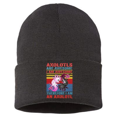 Axolotl Yin Yang Plush Pets Axolotyls Are Awesome Sustainable Knit Beanie
