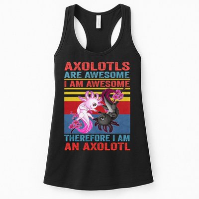 Axolotl Yin Yang Plush Pets Axolotyls Are Awesome Womens Tank Top