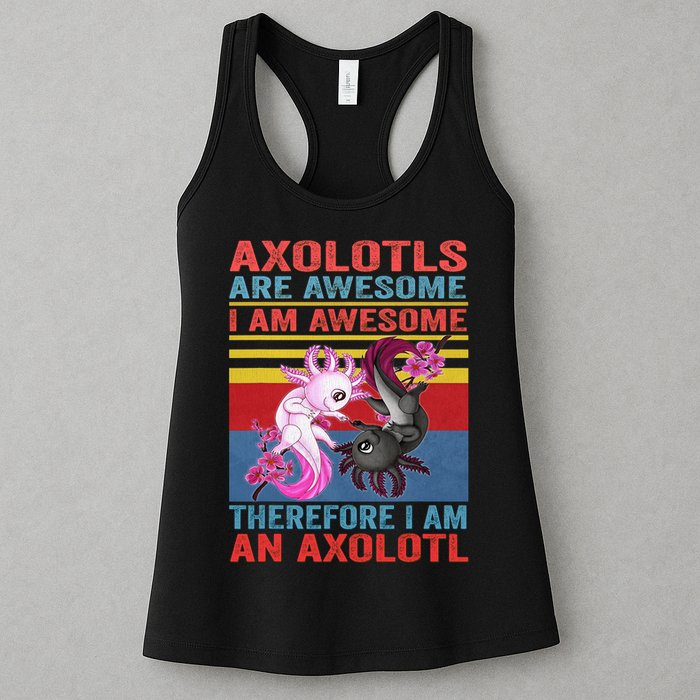 Axolotl Yin Yang Plush Pets Axolotyls Are Awesome Womens Tank Top