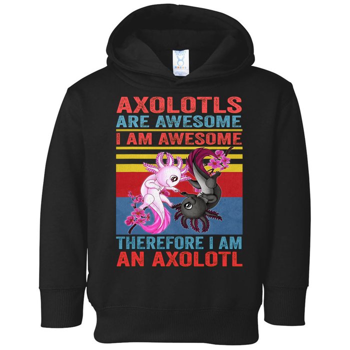 Axolotl Yin Yang Plush Pets Axolotyls Are Awesome Toddler Hoodie