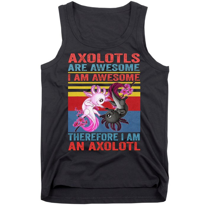 Axolotl Yin Yang Plush Pets Axolotyls Are Awesome Tank Top