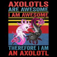 Axolotl Yin Yang Plush Pets Axolotyls Are Awesome Cropped Pullover Crew