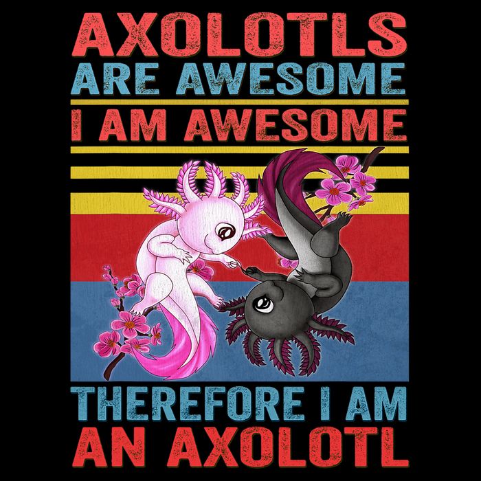 Axolotl Yin Yang Plush Pets Axolotyls Are Awesome Cropped Pullover Crew