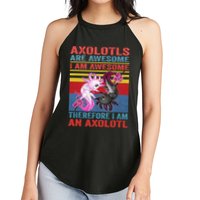 Axolotl Yin Yang Plush Pets Axolotyls Are Awesome Women's Perfect Tri Rocker Tank