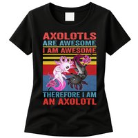 Axolotl Yin Yang Plush Pets Axolotyls Are Awesome Womens T-Shirt