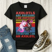 Axolotl Yin Yang Plush Pets Axolotyls Are Awesome Womens T-Shirt