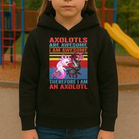 Axolotl Yin Yang Plush Pets Axolotyls Are Awesome Kids Hoodie