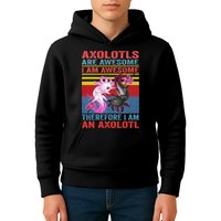 Axolotl Yin Yang Plush Pets Axolotyls Are Awesome Kids Hoodie