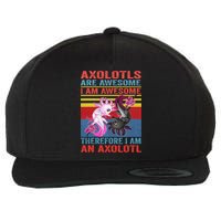 Axolotl Yin Yang Plush Pets Axolotyls Are Awesome Wool Snapback Cap