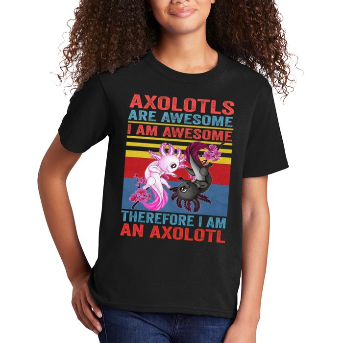 Axolotl Yin Yang Plush Pets Axolotyls Are Awesome Kids T-Shirt