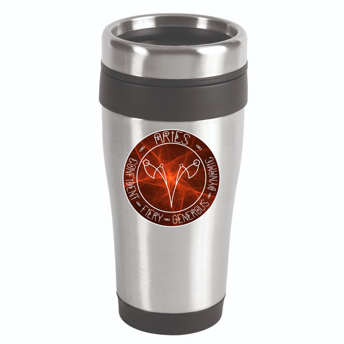 Aries Zodiac Astrology Symbol And Qualities Gift 16oz Travel Tumbler