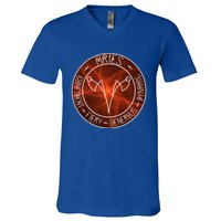 Aries Zodiac Astrology Symbol And Qualities Gift V-Neck T-Shirt