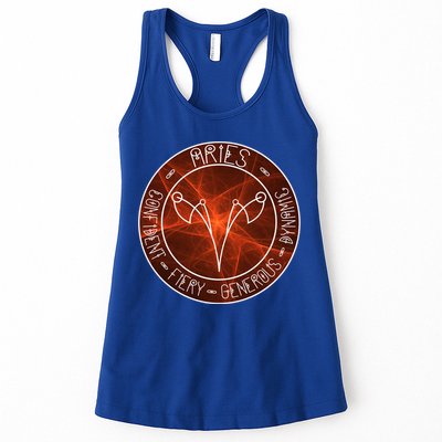 Aries Zodiac Astrology Symbol And Qualities Gift Womens Tank Top