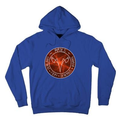 Aries Zodiac Astrology Symbol And Qualities Gift Tall Hoodie