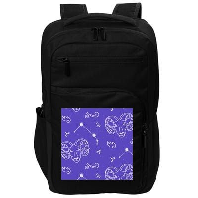 Aries Zodiac Astrology Impact Tech Backpack