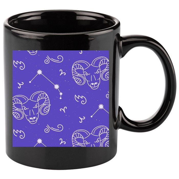 Aries Zodiac Astrology 11oz C Handle Ceramic Mug