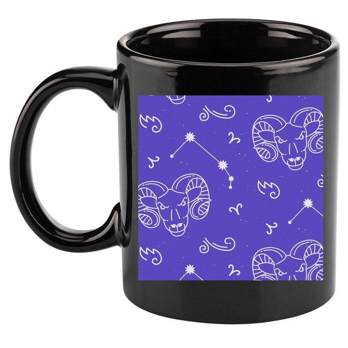Aries Zodiac Astrology 11oz C Handle Ceramic Mug
