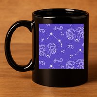 Aries Zodiac Astrology 11oz C Handle Ceramic Mug