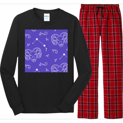 Aries Zodiac Astrology Long Sleeve Pajama Set