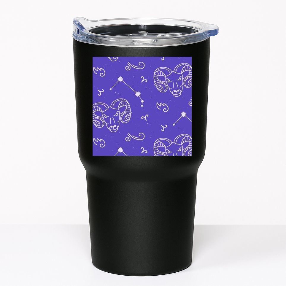 Aries Zodiac Astrology Tumbler