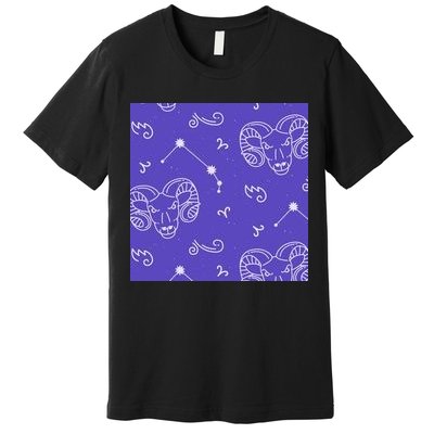 Aries Zodiac Astrology Premium T-Shirt