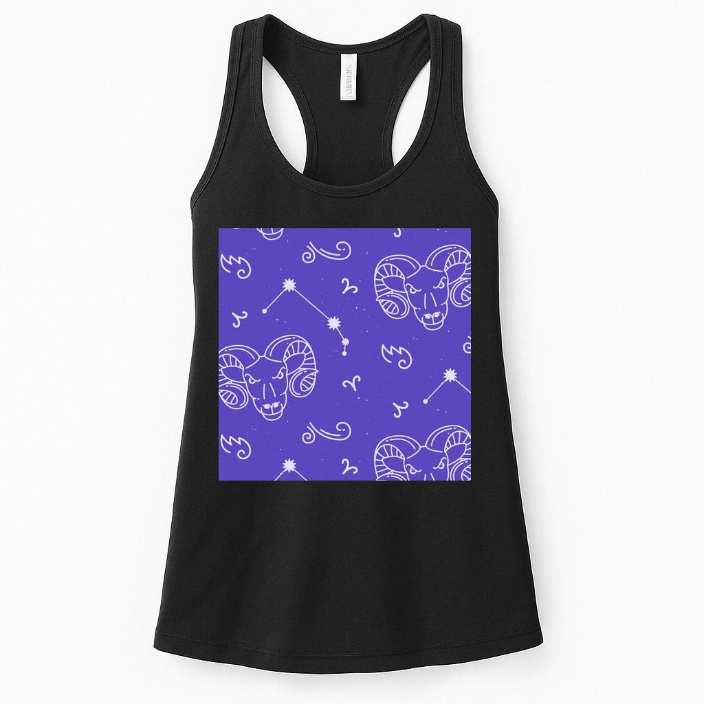 Aries Zodiac Astrology Womens Tank Top