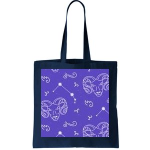 Aries Zodiac Astrology Tote Bag