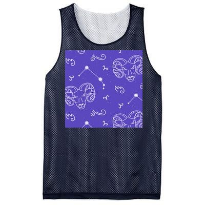 Aries Zodiac Astrology Mesh Reversible Basketball Jersey Tank