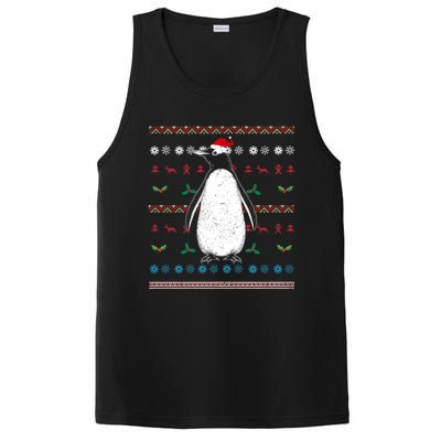 Antarctica Zoo Animal Merry Xmas Ugly Christmas Penguin Great Gift PosiCharge Competitor Tank