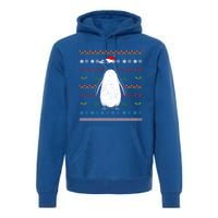 Antarctica Zoo Animal Merry Xmas Ugly Christmas Penguin Great Gift Premium Hoodie