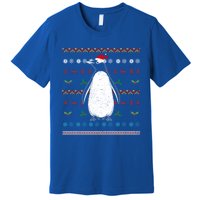 Antarctica Zoo Animal Merry Xmas Ugly Christmas Penguin Great Gift Premium T-Shirt