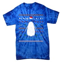 Antarctica Zoo Animal Merry Xmas Ugly Christmas Penguin Great Gift Tie-Dye T-Shirt