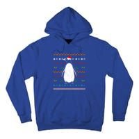 Antarctica Zoo Animal Merry Xmas Ugly Christmas Penguin Great Gift Tall Hoodie