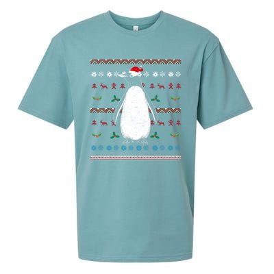 Antarctica Zoo Animal Merry Xmas Ugly Christmas Penguin Great Gift Sueded Cloud Jersey T-Shirt